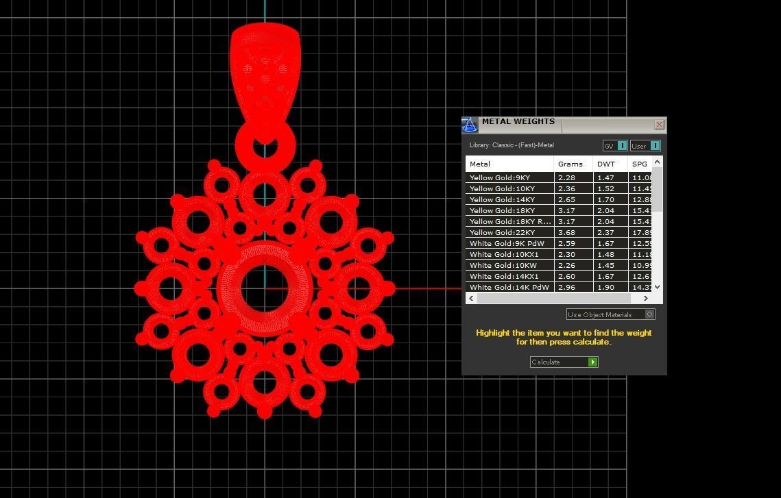 Pendant 281 3D print model_7