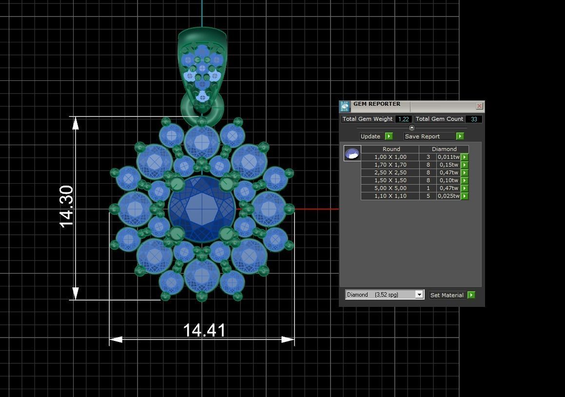 Pendant 281 3D print model_5