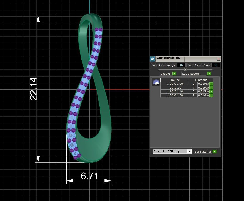 Pendant 276 3D print model_5