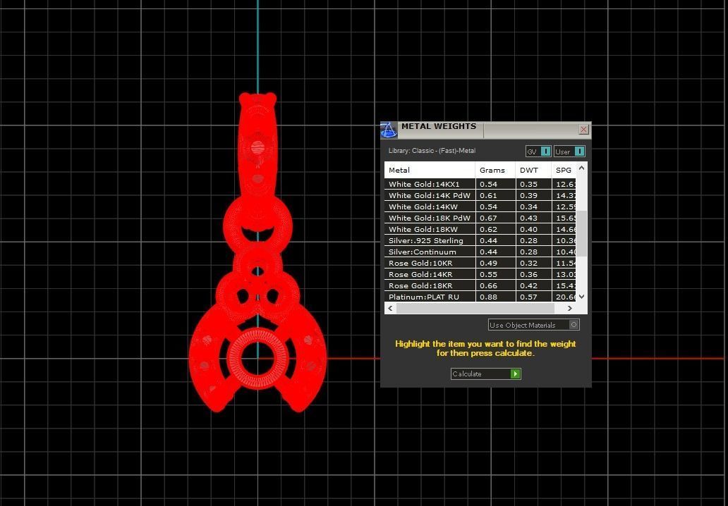 Pendant 274 3D print model_8