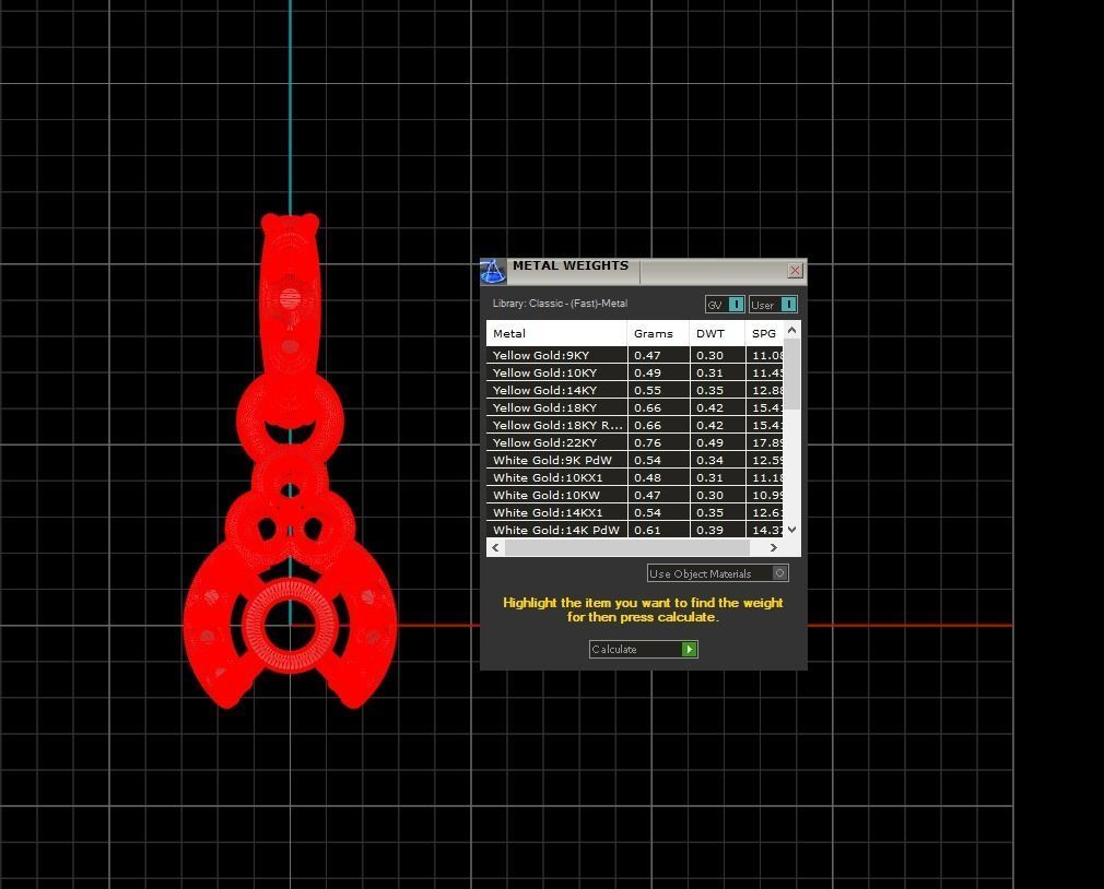 Pendant 274 3D print model_7