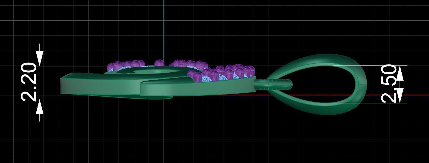 Pendant 252 3D print model_6
