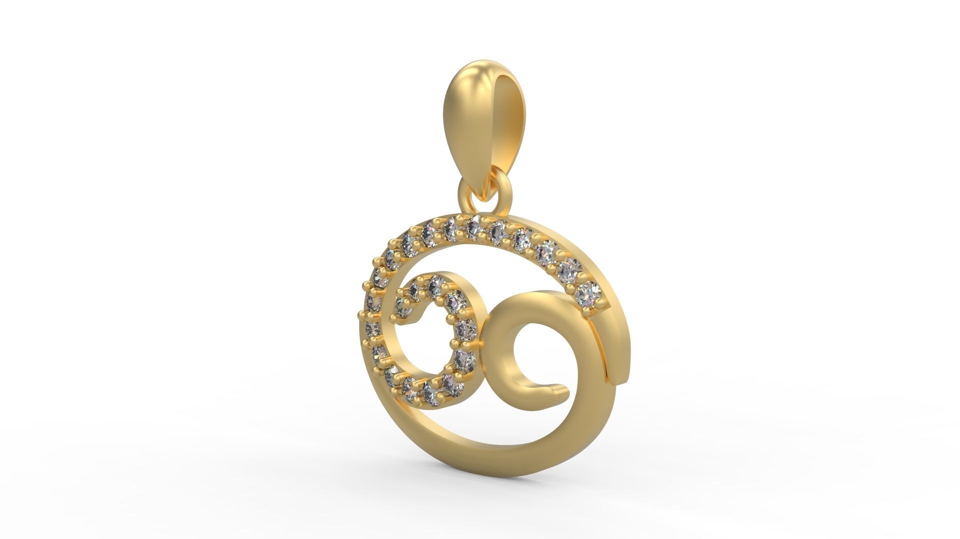 Pendant 252 3D print model_1