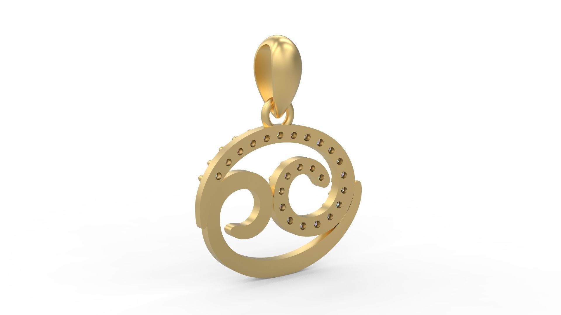 Pendant 252 3D print model_3