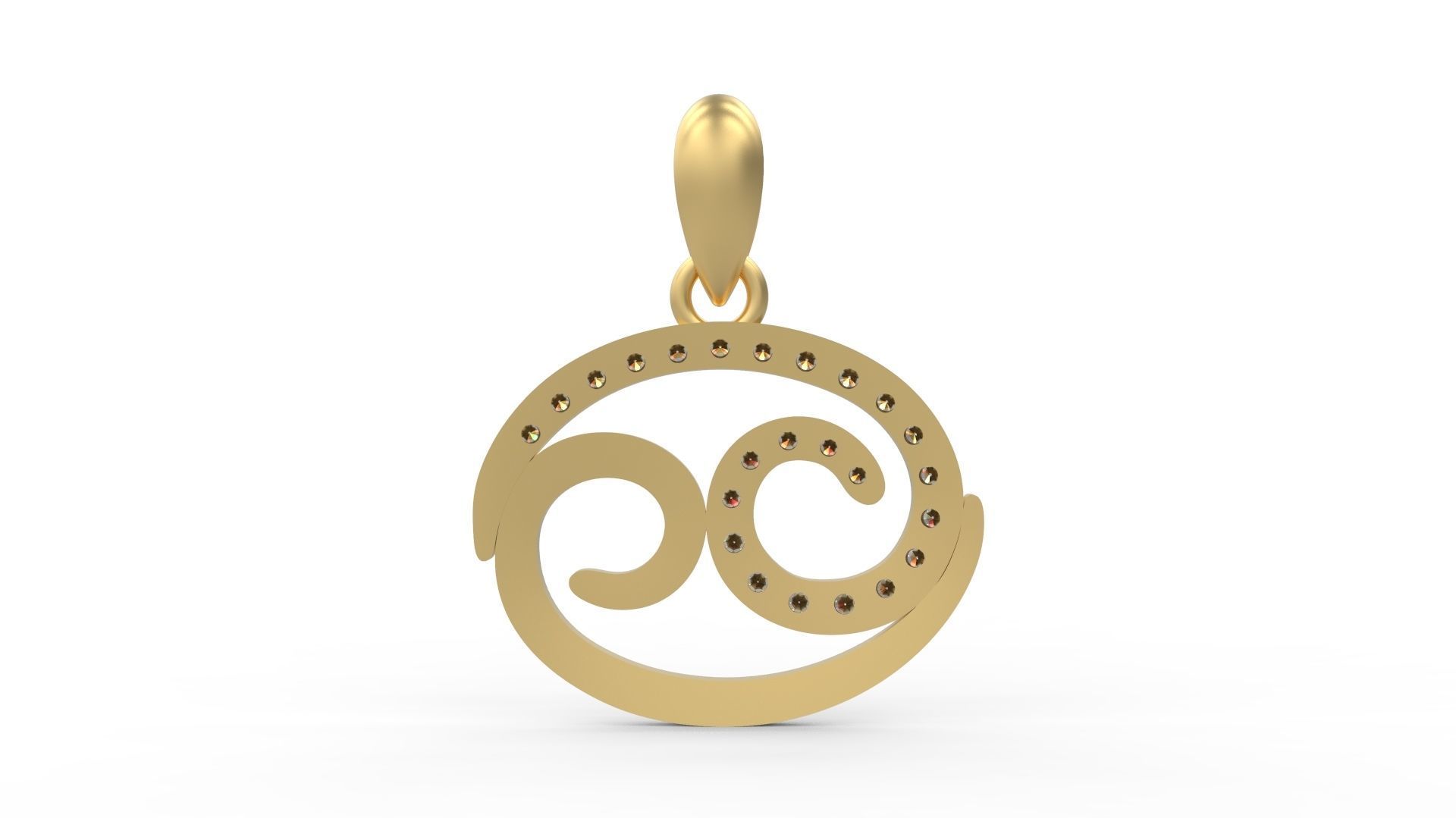 Pendant 252 3D print model_4