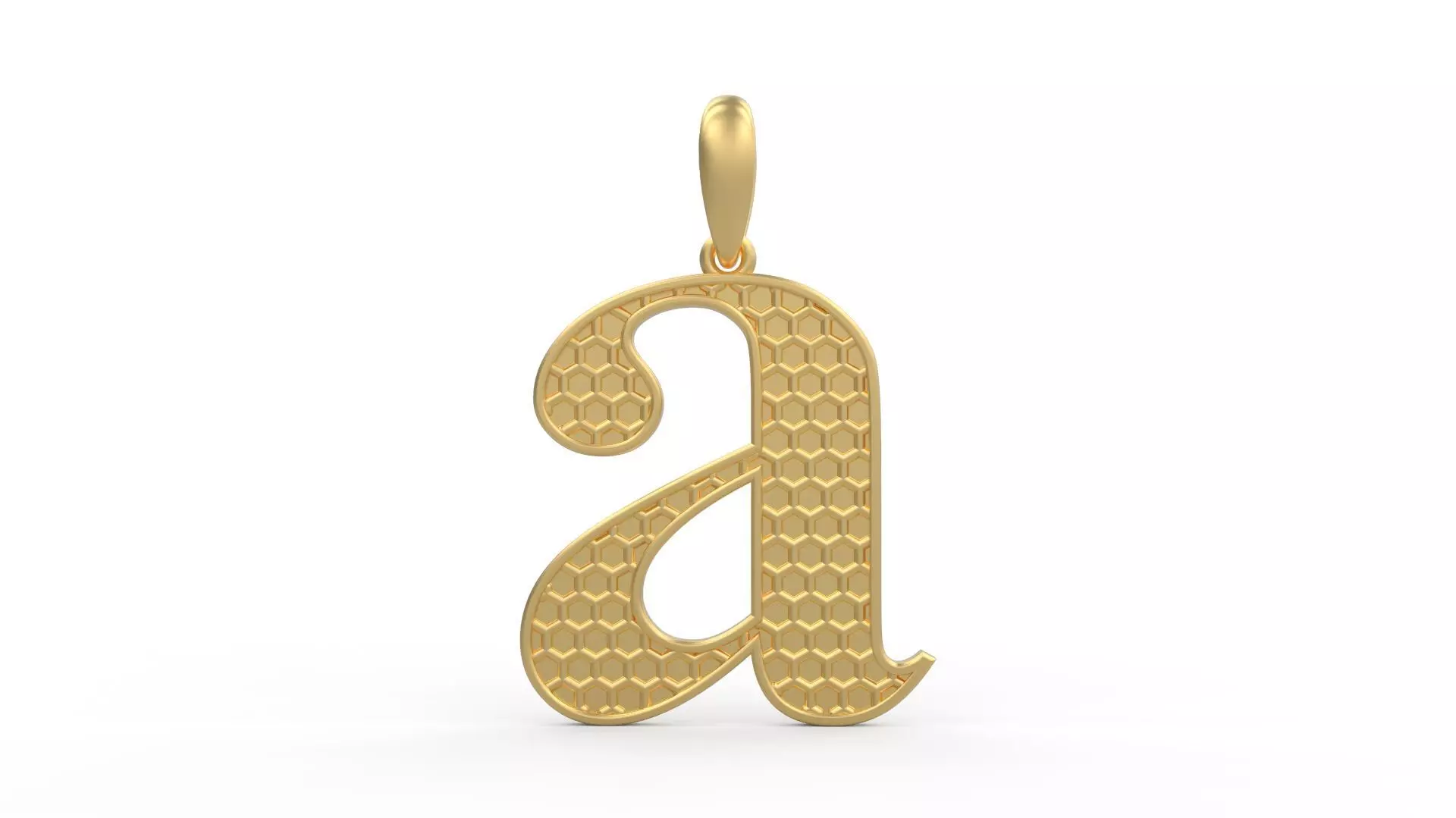 A Honeycomb Pendant 3D print model_0