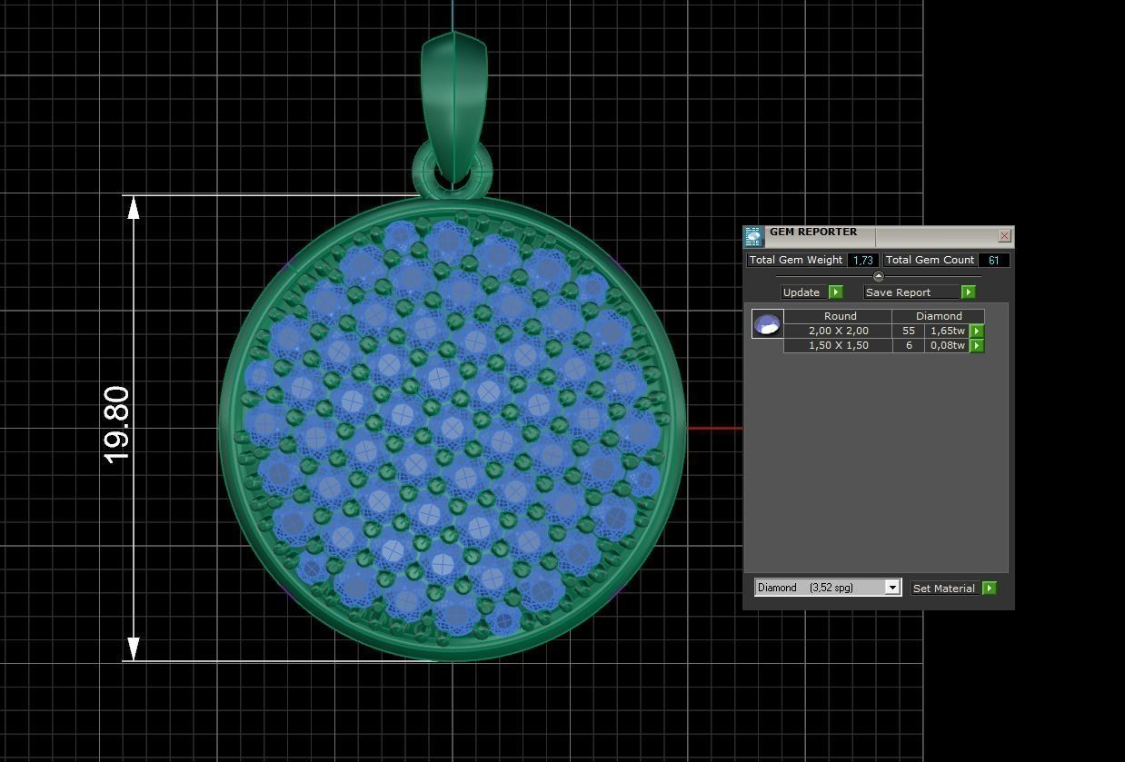 Pendant 250 3D print model_5