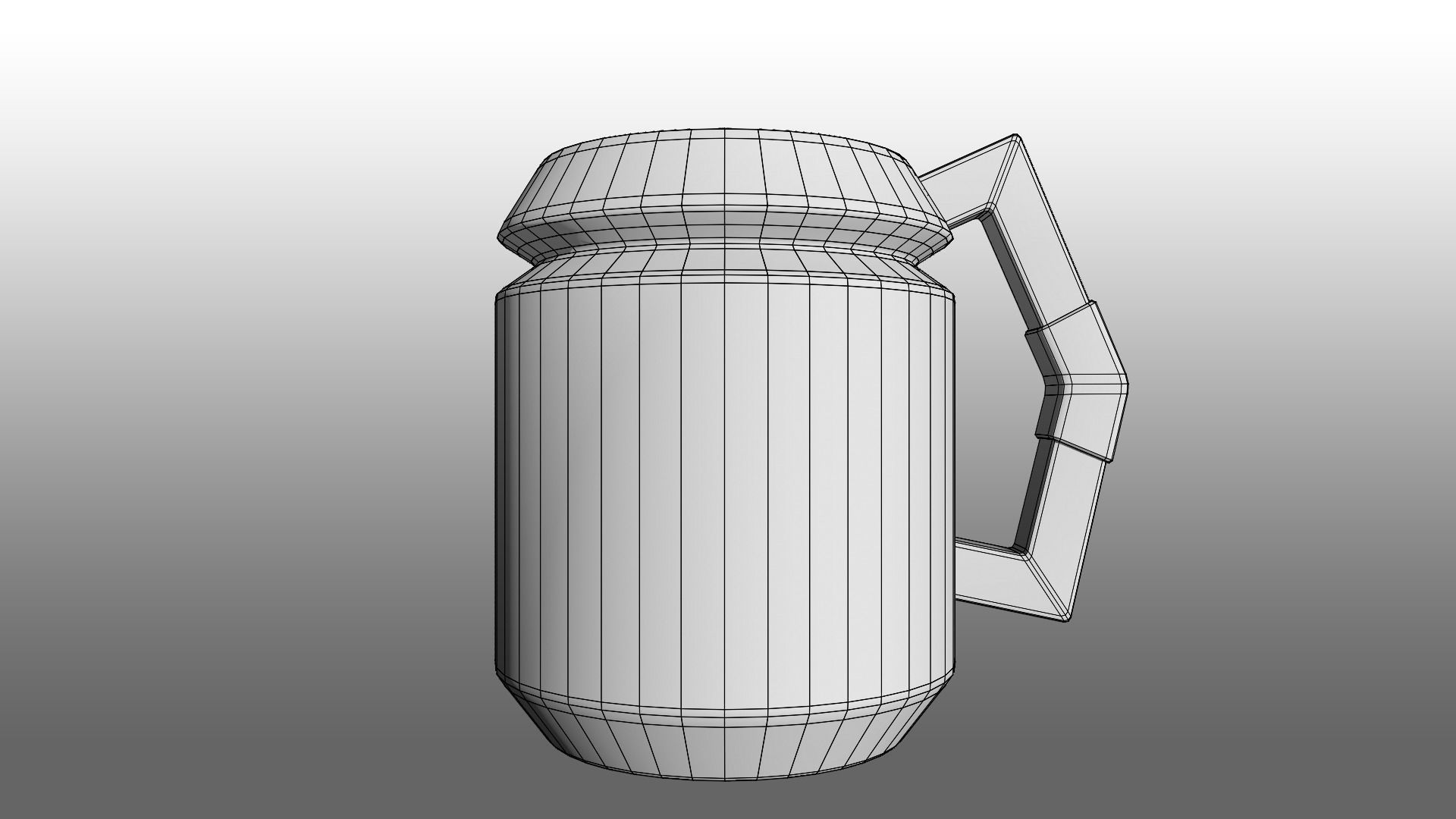 Chunky Mug 3D model_5