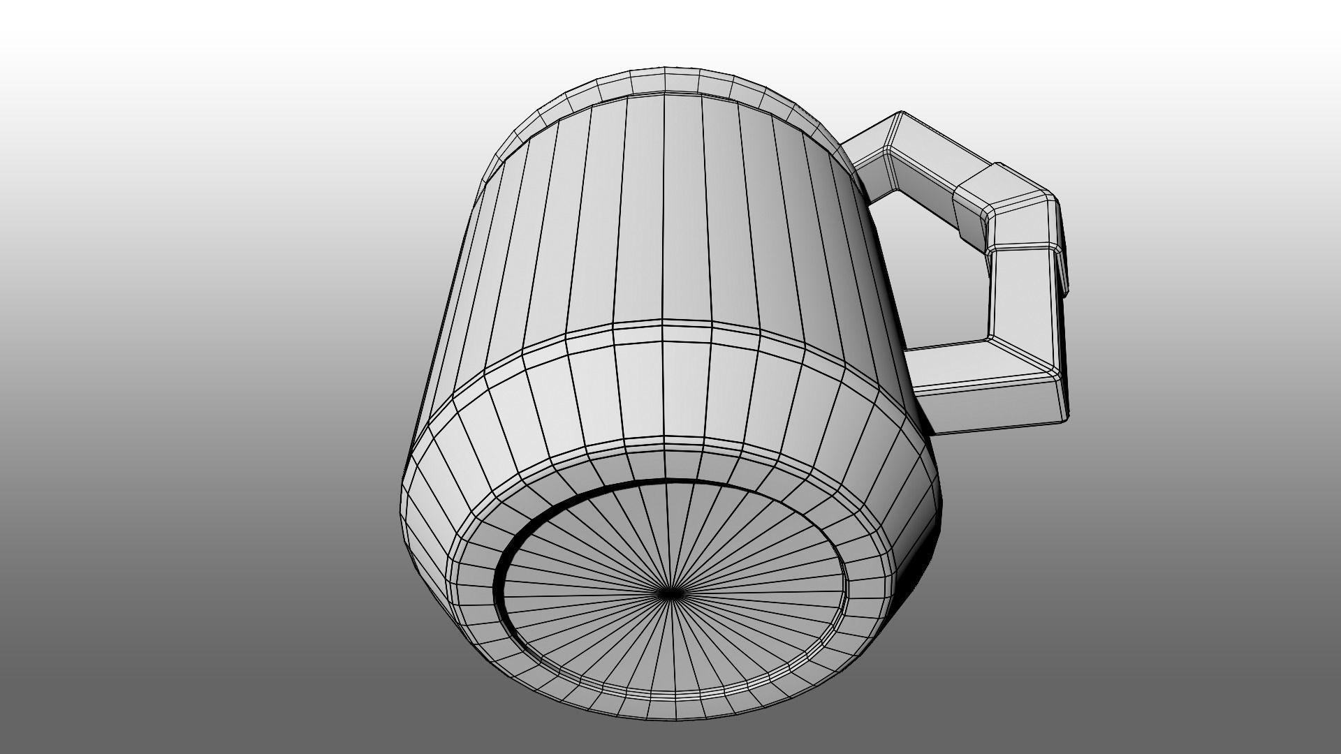 Chunky Mug 3D model_7