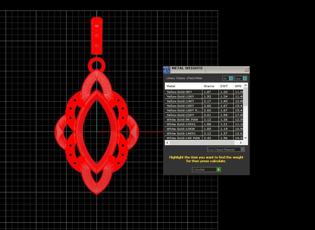 Pendant 245 3D print model_7