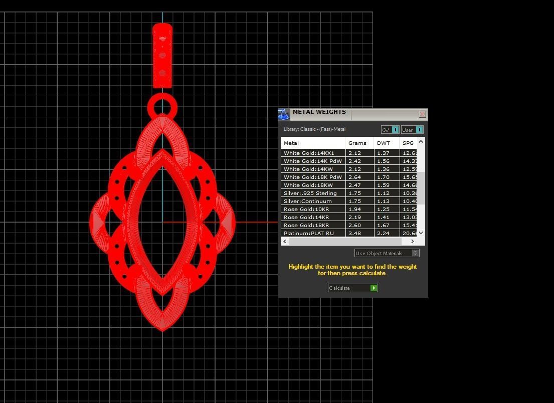 Pendant 245 3D print model_8