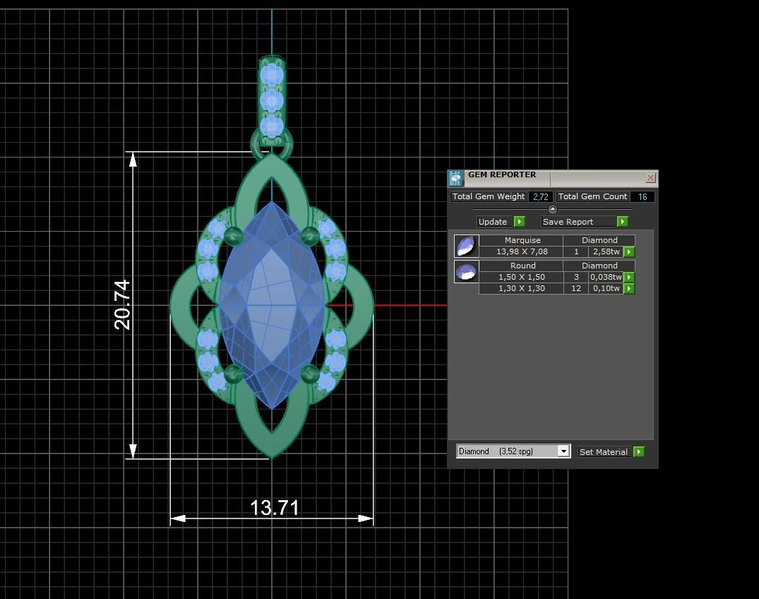 Pendant 245 3D print model_5