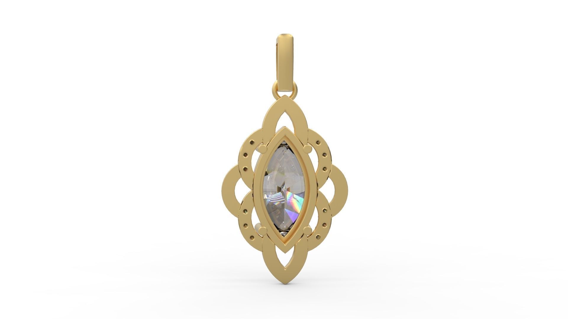 Pendant 245 3D print model_4