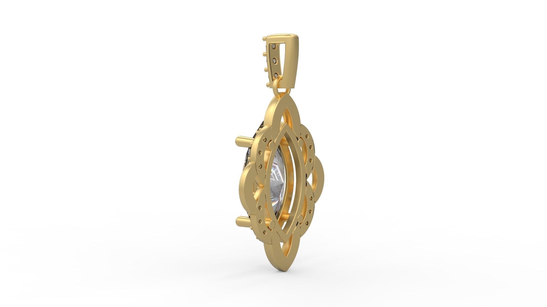 Pendant 245 3D print model_3
