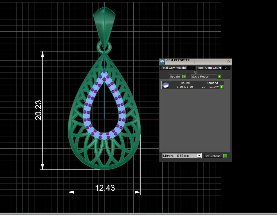 Pendant 239 3D print model_5