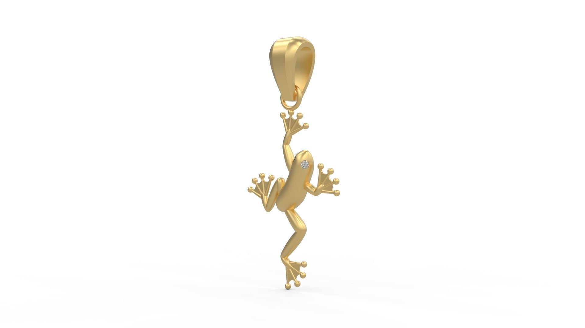 Pendant frog 237 3D print model_1