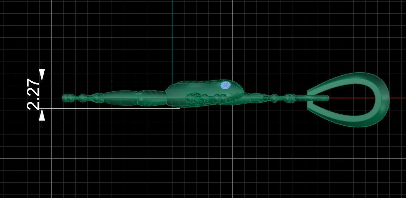 Pendant frog 237 3D print model_8