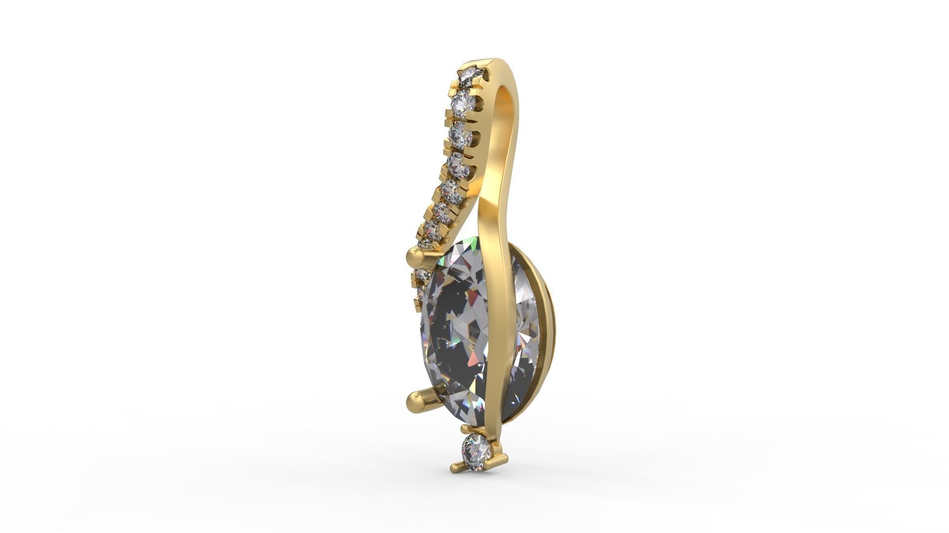 Pendant 233 3D print model_1