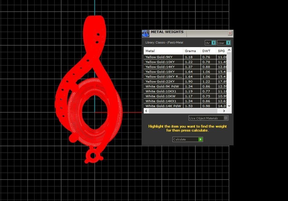 Pendant 233 3D print model_6