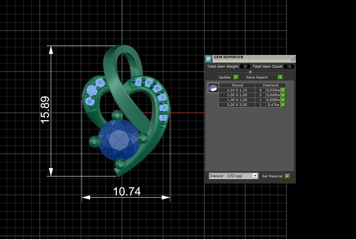 Pendant 227 3D print model_5