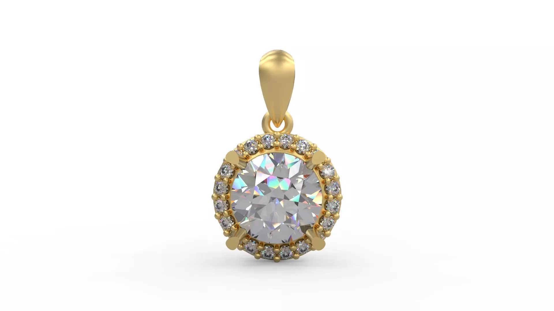 Pendant 222 3D print model_0