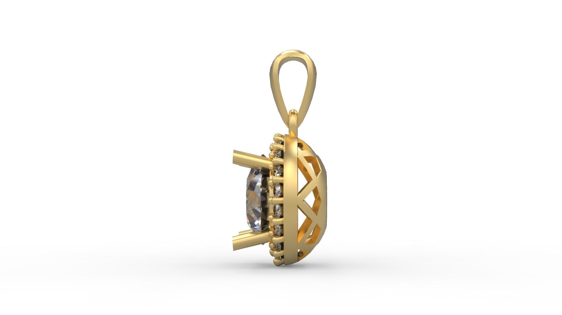 Pendant 222 3D print model_2