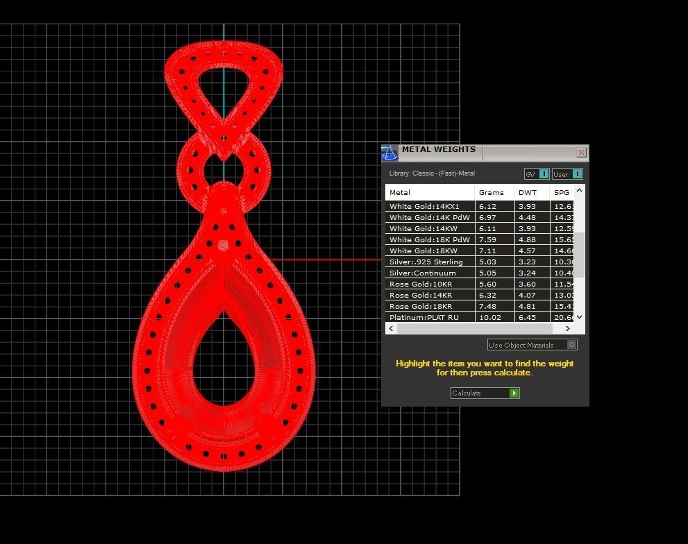 Pendant 217 3D print model_8