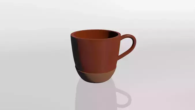 Two-tone Cup 3D model