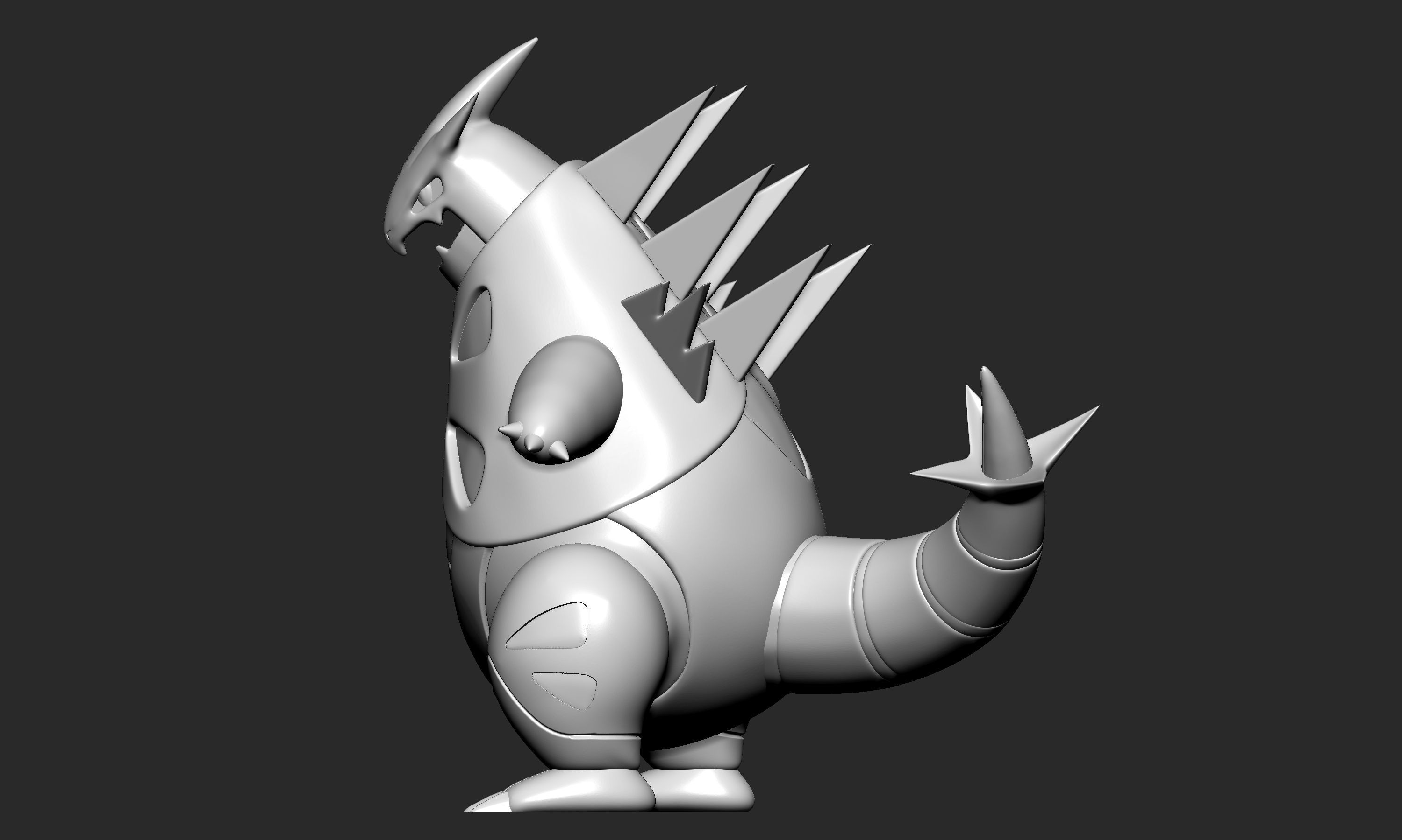 Pokemon - Iron Thorns  3D print model_3