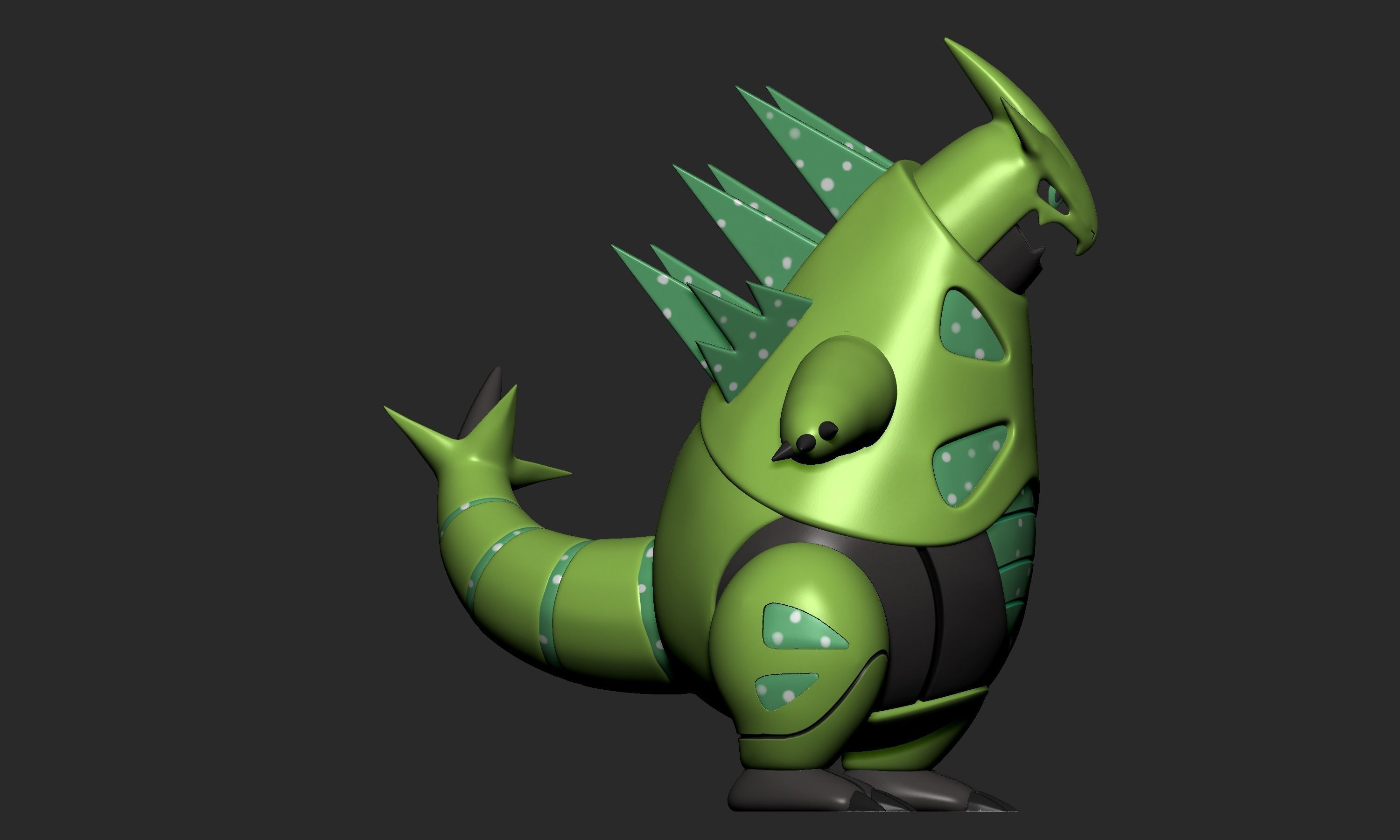 Pokemon - Iron Thorns  3D print model_8