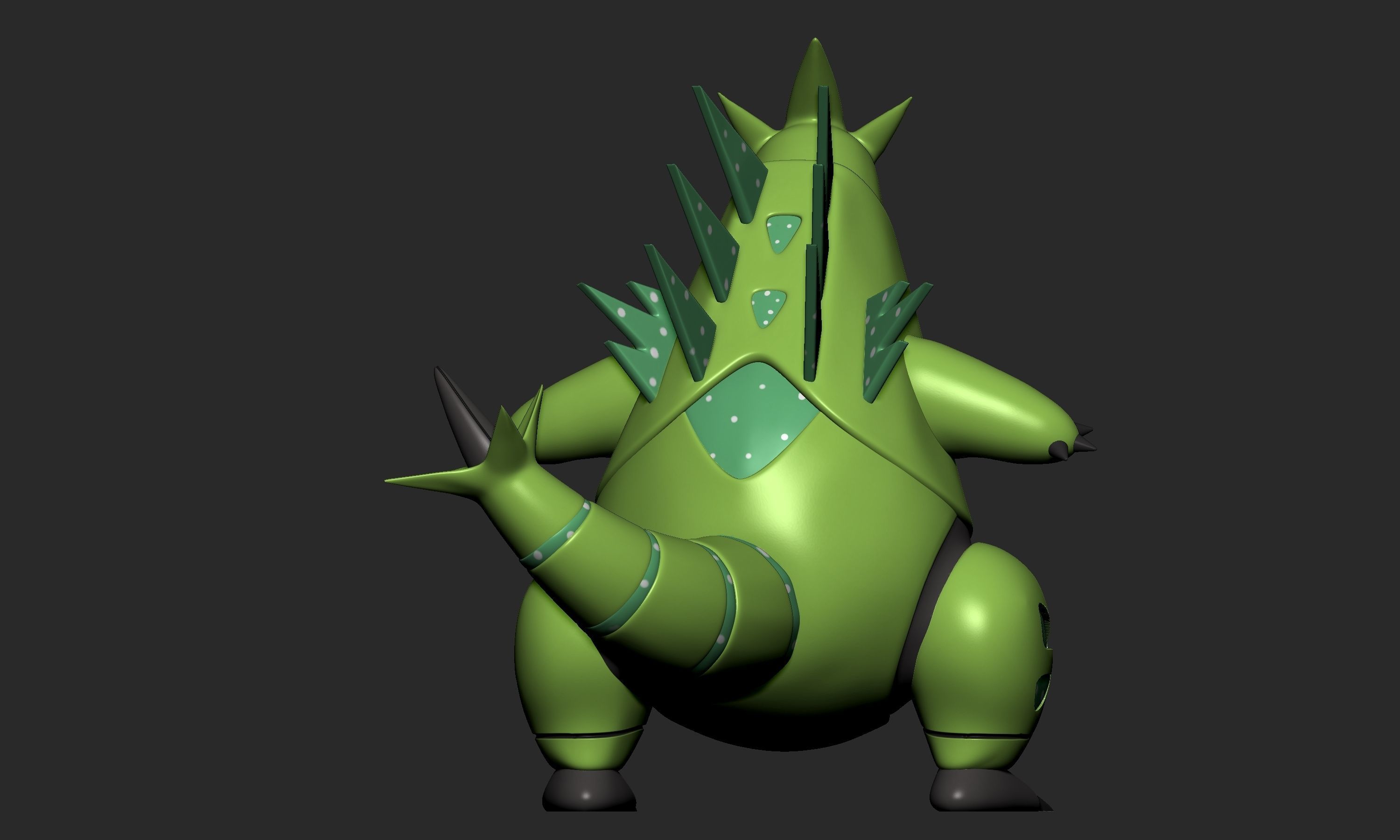 Pokemon - Iron Thorns  3D print model_5