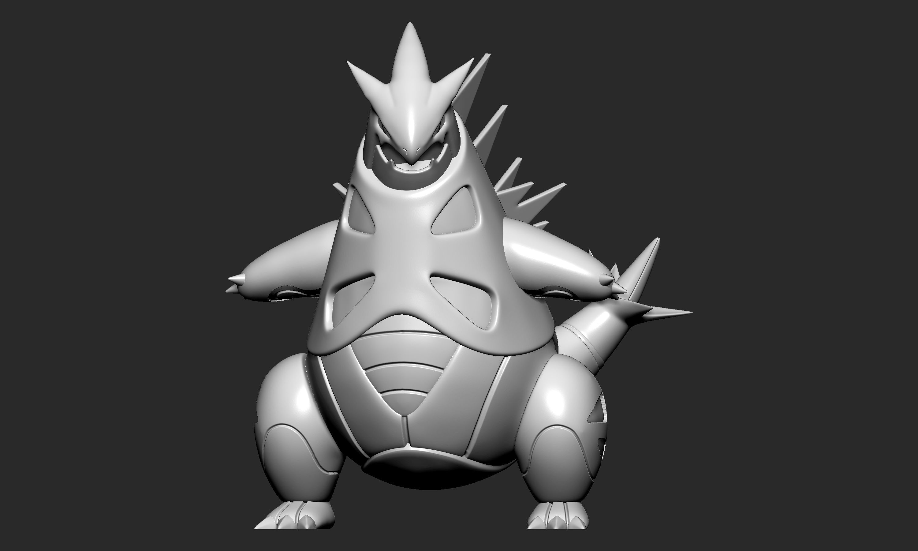 Pokemon - Iron Thorns  3D print model_2