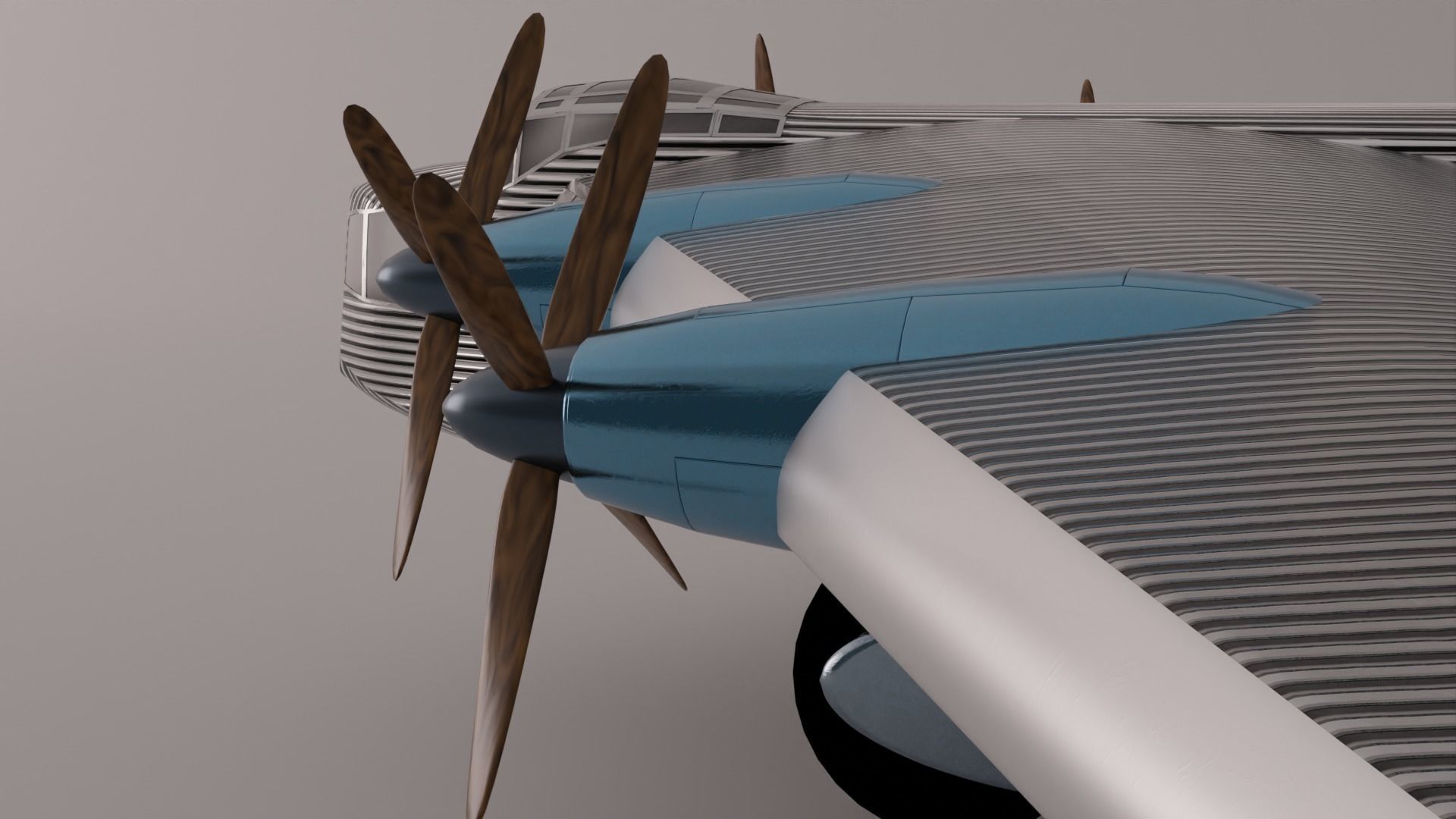 Junkers G38 Model 3D model_1