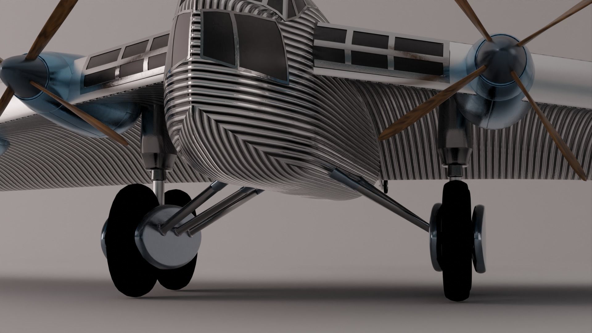 Junkers G38 Model 3D model_3