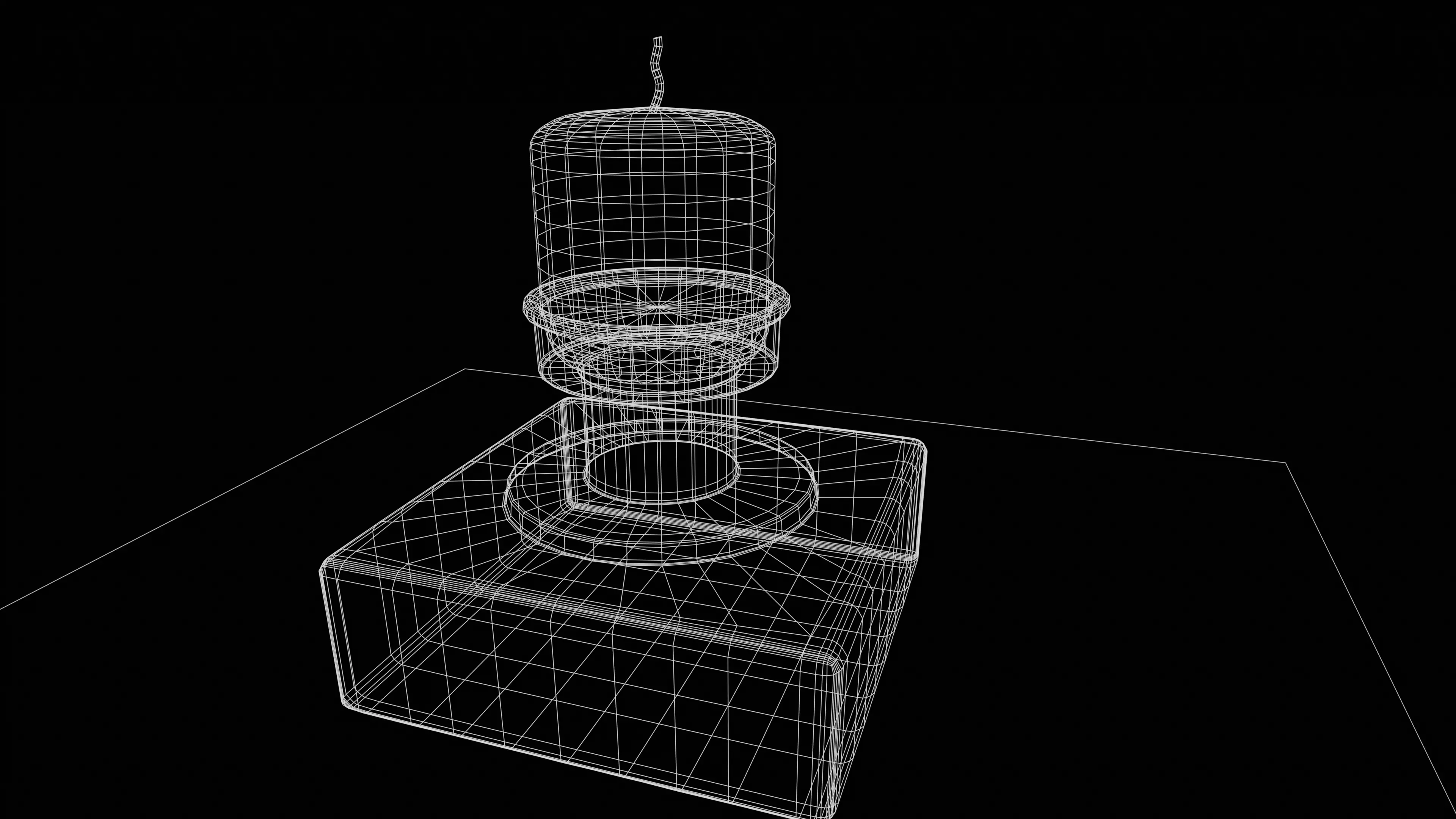 Candle Stand 3D Model Low-poly 3D model_13