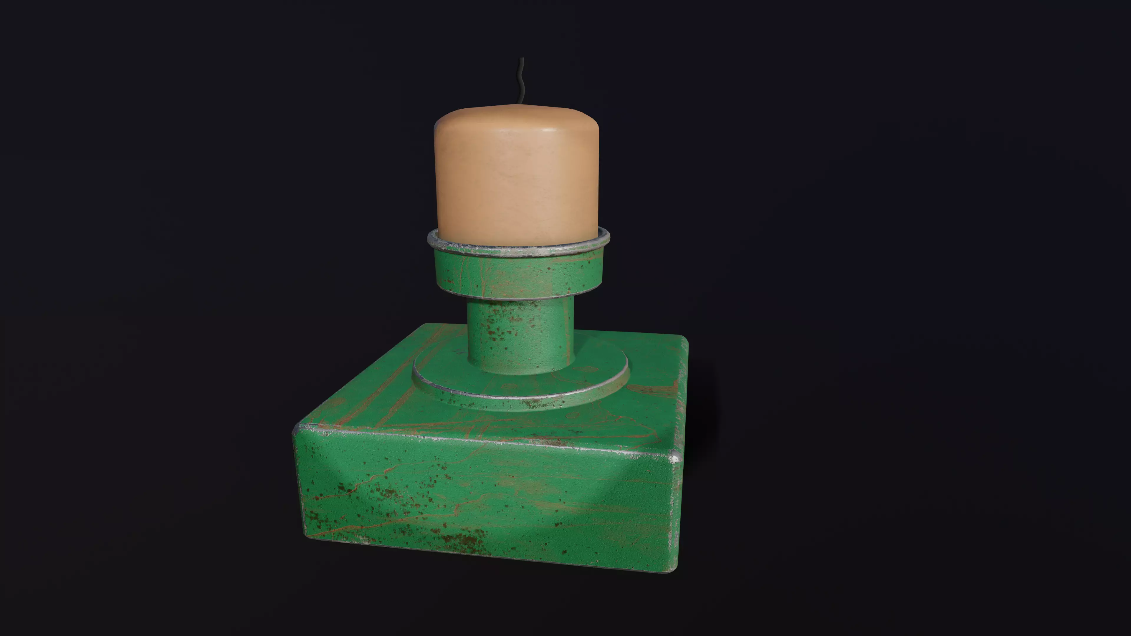 Candle Stand 3D Model Low-poly 3D model_8