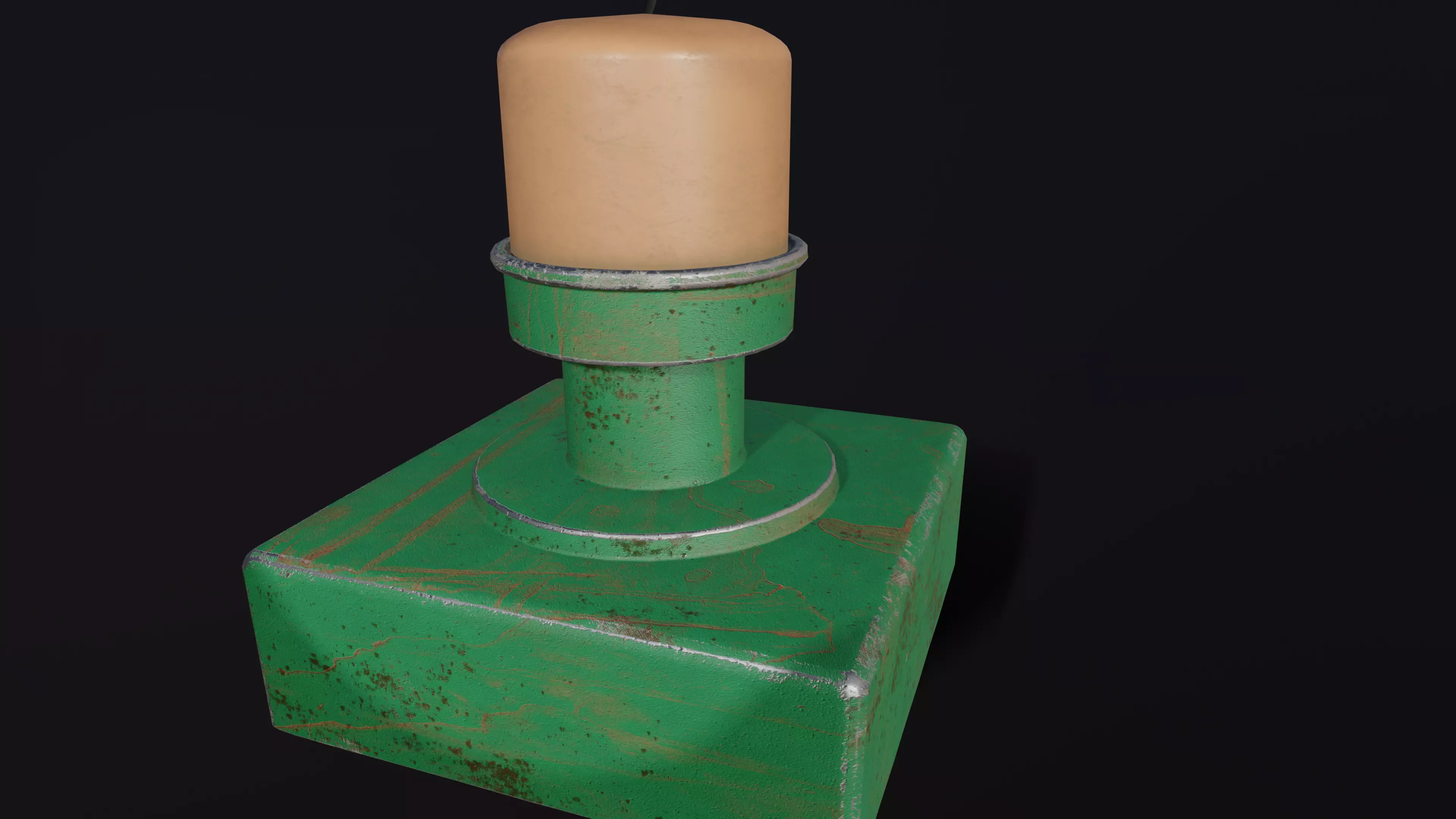 Candle Stand 3D Model Low-poly 3D model_2