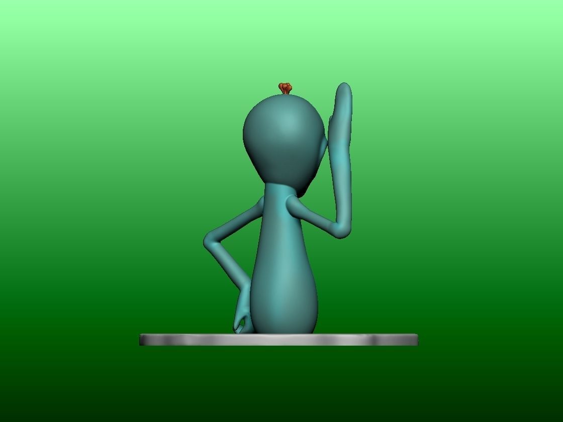 Rick and Morty - Mr Meeseeks 3D print model_6