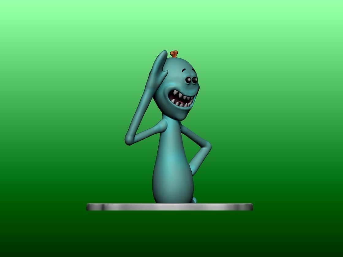 Rick and Morty - Mr Meeseeks 3D print model_2