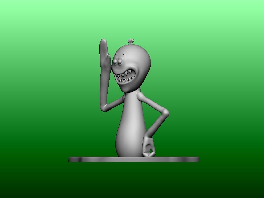 Rick and Morty - Mr Meeseeks 3D print model_11