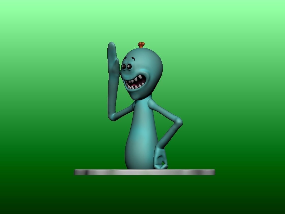 Rick and Morty - Mr Meeseeks 3D print model_1