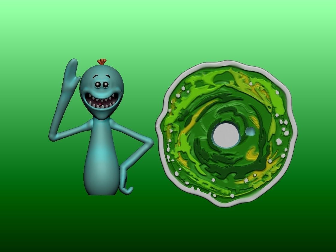 Rick and Morty - Mr Meeseeks 3D print model_8