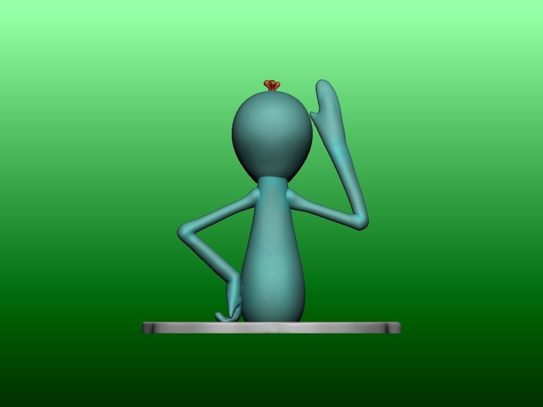 Rick and Morty - Mr Meeseeks 3D print model_7