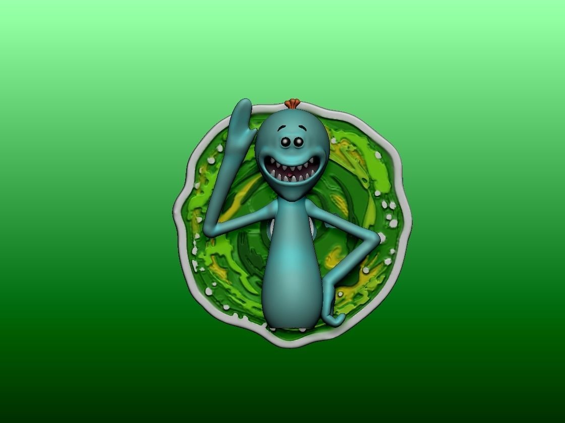 Rick and Morty - Mr Meeseeks 3D print model_9