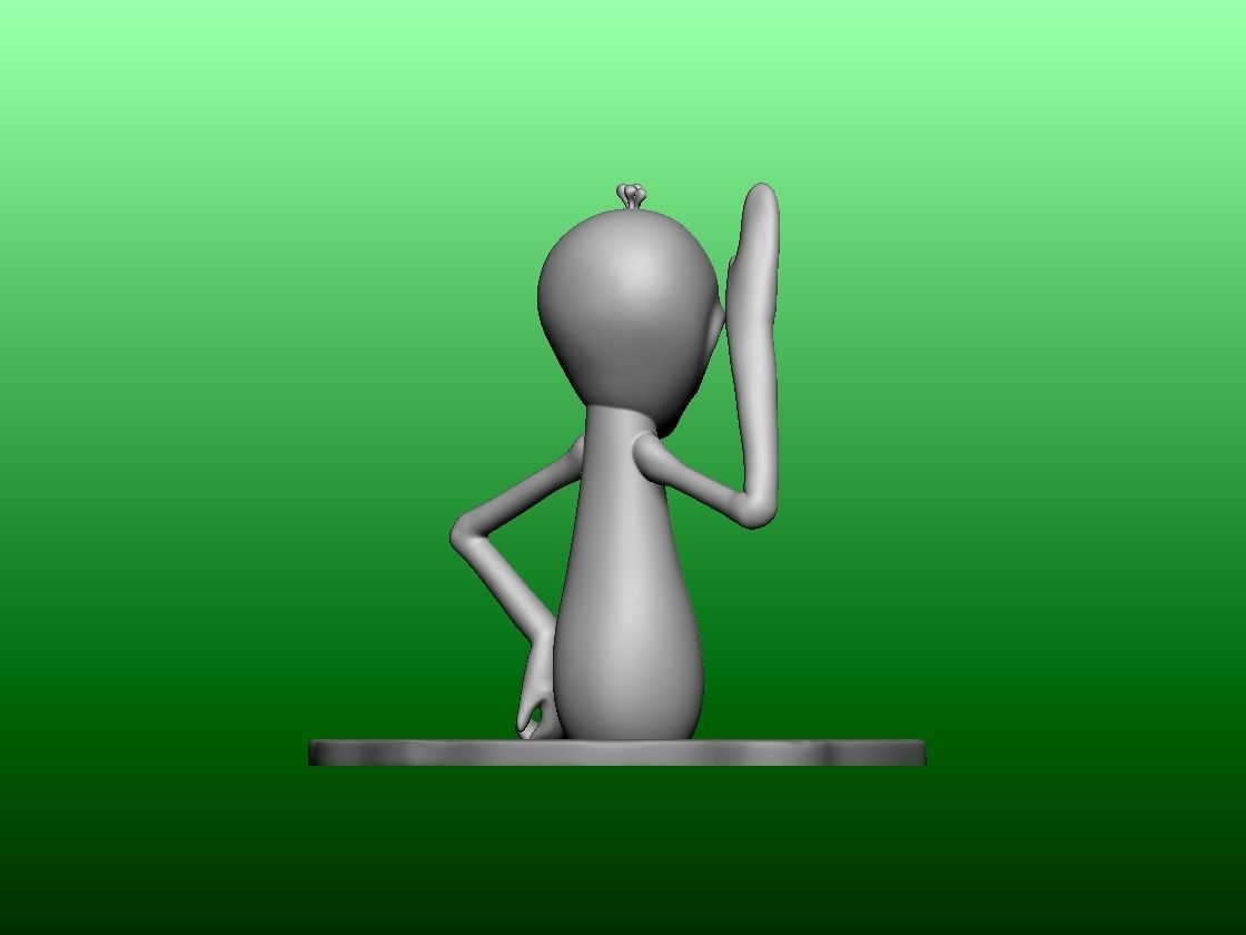 Rick and Morty - Mr Meeseeks 3D print model_16