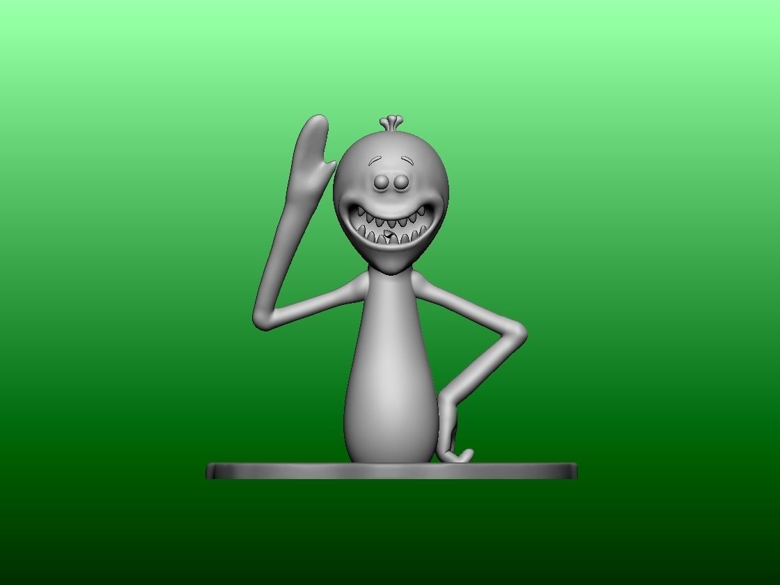 Rick and Morty - Mr Meeseeks 3D print model_10