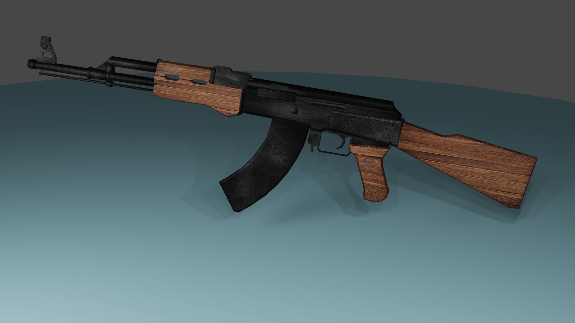 AK47 Gun 3D 3D model_3