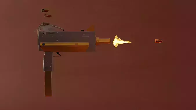 Uzi stylized