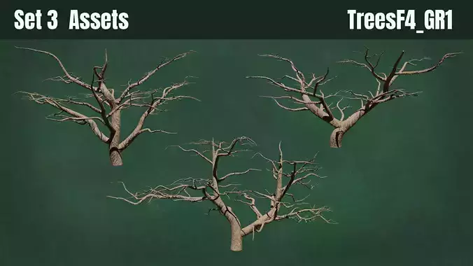 Trees F4 GR01 Pack - Unleafs Assets Nature Env