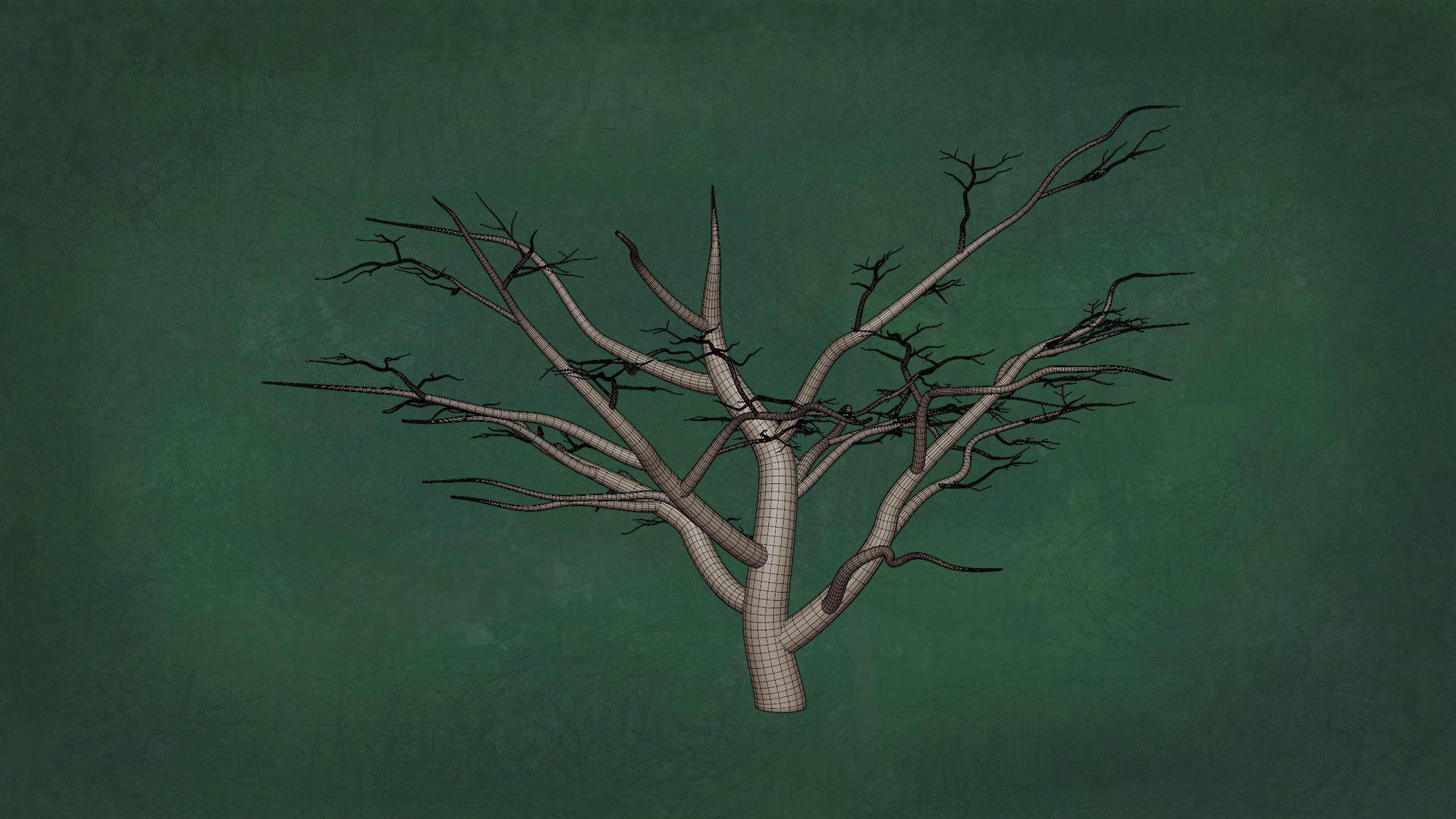 Trees F4 GR01 Pack - Unleafs Assets Nature Env Free 3D model_6